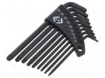 Key set | Torx&reg; | TX08,TX09,TX10,TX15,TX25,TX27,TX30,TX40 | Pcs: 9