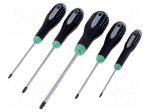 Kit: screwdrivers | Pcs: 5 | Torx | Kind of handle: Ergo