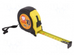 Measuring tape | L: 10m | Width: 25mm | Enclos.mat: ABS,rubber