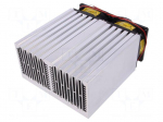 Heatsink: extruded | L: 150mm | W: 160mm | H: 83mm | aluminium | plain