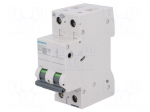 Circuit breaker | 400VAC | Inom: 10A | Poles: 2 | DIN | Charact: B | 6kA
