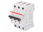Circuit breaker | Inom: 16A | Poles: 3 | DIN | Charact: D | 6kA | IP20