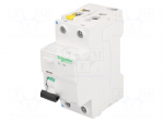 RCD breaker | Inom: 16A | Ires: 10mA | Poles: 2 | 400V | Mounting: DIN