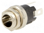 Socket | DC supply | male | 5,5/2,1mm | 5.5mm | 2.1mm | soldering | 5A