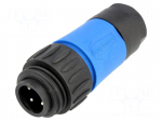 Connector: circular | plug | PIN: 4 | male | screw terminal | IP65,IP67