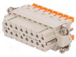 Connector: HDC | female | CSAH | PIN: 16 | 16+PE | size 66.16 | 16A | 250V