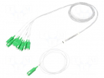 Transition: splitter | both sides,SC/APC | 1.5m | Wire dia: 0.9mm