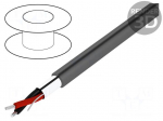 Wire | Alpha Essential C&C | 1x2x24AWG | Al-PET foil | PVC | dark grey
