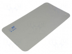 Bench mat | ESD | 600x1200mm | Thk: 2mm | grey | Rsurf: 5&divide;500M&Omega; | 440&deg;C