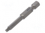 Screwdriver bit | square | #2 | Overall len: 50mm