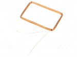 RFID antenna | 125kHz | Body dim: 34x55x2.5mm | 1mH
