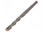 Drill bit | for concrete | &Oslash;: 12mm | L: 160mm | metal | cemented carbide