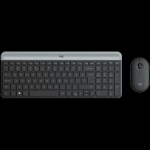 LOGITECH Slim Wireless Keyboard and Mouse Combo MK470 - GRAPHITE