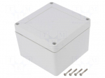 Enclosure: multipurpose | X: 105mm | Y: 105mm | Z: 75mm | ZP | ABS | IP67