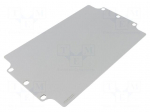 Mounting plate | steel | Plating: zinc