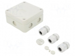 Enclosure: junction box | X: 110mm | Y: 110mm | Z: 51mm | IP67 | B 9/T