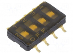 Switch: DIP-SWITCH | OFF-ON | 0.1A/50VDC | Pos: 2 | SMD | -40&divide;105&deg;C | 50m&Omega;