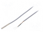 Sensor: inductive | OUT: PNP / NO | 0&divide;0.8mm | 10&divide;30VDC | &Oslash;3 | 2m | IP67
