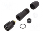 Connector: circular | 620 | 125V | 2.5A | PIN: 4 | plug | male | unshielded