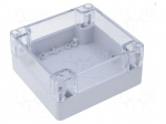 Enclosure: multipurpose | X: 120mm | Y: 120mm | Z: 60mm | polycarbonate