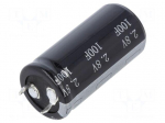 Supercapacitor | SNAP-IN | 100F | 2.8VDC | &plusmn;20% | &Oslash;22.4x45.5mm | 12m&Omega;