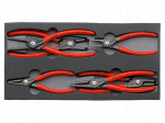 Tools set: pliers | in a foam tray