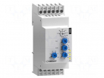 Voltage monitoring relay | overvoltage,too low voltage | SPDT x2
