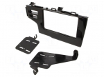 Radio frame | Honda | 2 DIN | black gloss