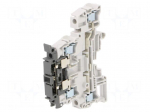 Splice terminal: rail | Entrelec | 300V | for DIN rail mounting