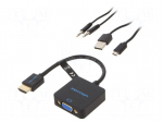 Converter | HDMI 1.4 | 3D,Full HD 1080p | 0.15m | black