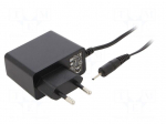Power supply: switching | mains,plug-in | 5VDC | 2A | 10W | 78.7% | black