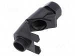 Cable gland | angular | PG16 | IP68 | polyamide | black | HSK-W