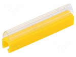 Markers | Marking: empty | 3&divide;4mm | PVC | yellow | -30&divide;60&deg;C | push-in