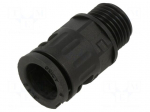 Straight terminal connector | Thread: metric,outside | IP68,IP69