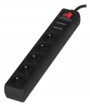 EnerGenie SPF5-C-5 surge protector 5 AC outlet(s) 250 V 1.5 m Black