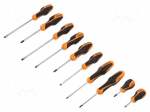 Screwdriver: universal-set | Phillips,slot | BETAGRIP | 10pcs.