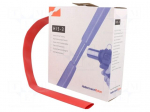 Heat shrink sleeve | 3: 1 | 18mm | L: 4m | red | cardboard packaging
