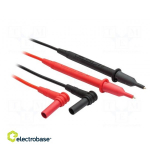 Testijuhtmed | Inom:10A | sondi ots x2, nurgeline banaanikork 4mm x3