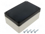 Enclosure: multipurpose | X: 90mm | Y: 135mm | Z: 55mm | ABS | grey | IP65