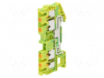 Splice terminal: rail | PT | for DIN rail mounting | push-in | ways: 1