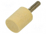 Grinding pin | for polishing metals | felt | plunger | Granularity: 6