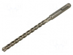 Drill bit | for concrete | &Oslash;: 8mm | L: 165mm | SDS-Plus&reg; | QUATTRIC II