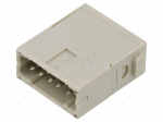 Connector: HDC | module | male | 10A | 250V | Han-Modular&reg; | PIN: 12