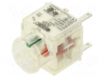 Contact block | IP00 | Contacts: NC + NO | AC load @R: 1.5A/250VAC