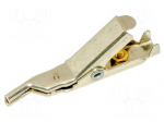 Crocodile clip | 5A | Grip capac: max.25.4mm | Overall len: 66.4mm