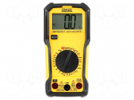Digital multimeter | LCD | VDC: 600V | VAC: 600V | I DC: 10A | I AC: 10A