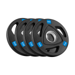 Spordiks ja aktiivseks puhkuseks // Spordikaubad ja varustus // Obciążenie żeliwne olimpijskie gumowane zestaw 4x2.5kg, otw&oacute;r 51mm , REBEL ACTIVE