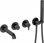 4-hole concealed bathtub mixer
