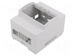 Enclosure: for computer | grey | for DIN rail mounting
