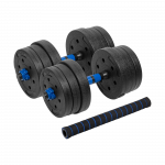 Spordiks ja aktiivseks puhkuseks // Spordikaubad ja varustus // Hantle bitumiczne regulowane z łącznikiem 2x10kg REBEL ACTIVE